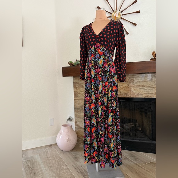 BODEN Floral Long Sleeve Maxi Dress - Picture 5 of 16